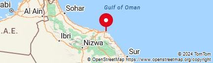 Map of Muscat,Oman